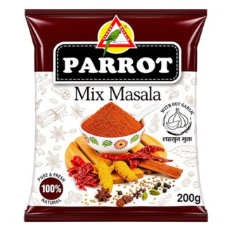 Parrot Mix Masala 200g blended spice mix for authentic Indian cooking