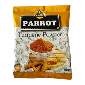 Parrot Turmeric Powder Haldi Natural 50g pure turmeric spice for everyday Indian cooking