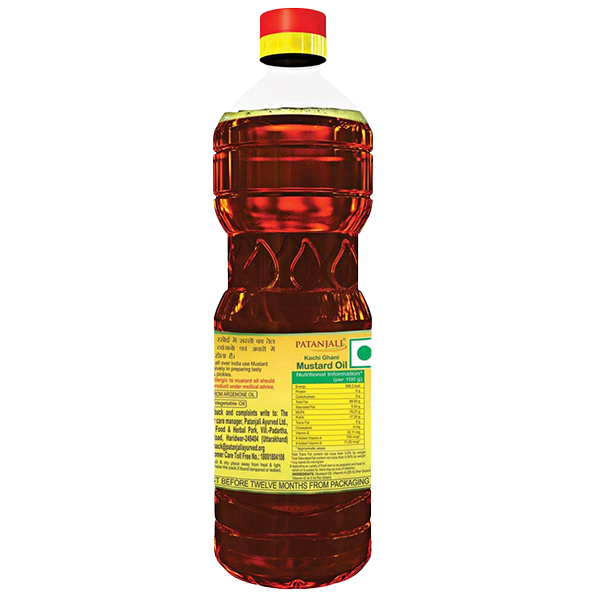 Patanjali Fortified Mustard Oil <br> 1 L - Image 2