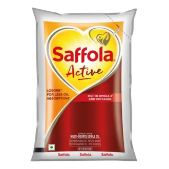 Saffola Active Multi-Source Edible Oil 850g for healthy everyday cooking
