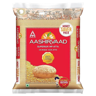Ashirvaad Superior MP Atta 10kg made from 100% pure wheat flour for soft and nutritious chapatis