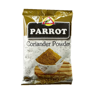 Parrot Dhania Powder Natural Coriander Powder 100g for authentic Indian cooking