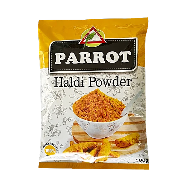 Parrot Turmeric Powder Haldi Natural 500g pure turmeric spice for everyday Indian cooking