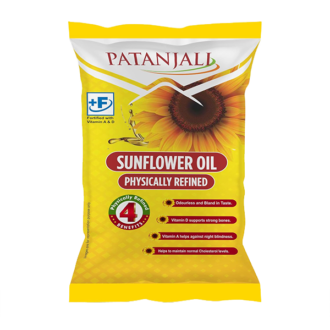 Patanjali Fortified Sunflower Oil 750gm for healthy everyday cooking