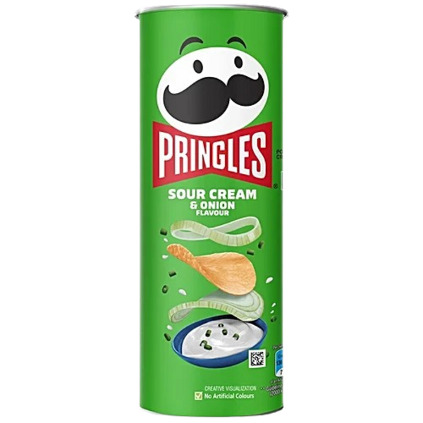 Pringles Sour Cream & Onion Flavour Chips 107 g