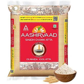 : Aashirvaad Shudh Chakki Atta 5Kg Whole Wheat Flour