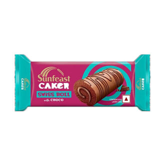 Sunfeast Caker Swiss Roll With Choco Cake 21.6g