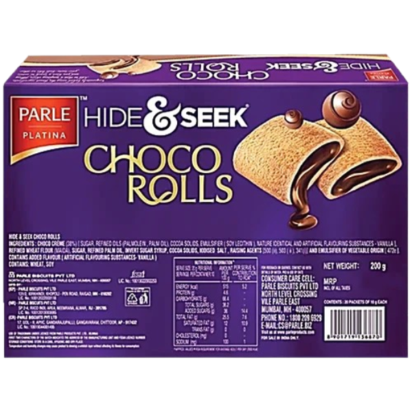 Parle Hide & Seek Choco Rolls | 200g | Pack of 1 - Image 2