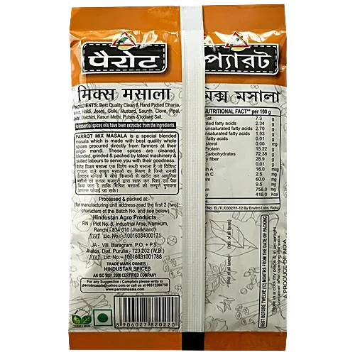 Parrot Mix Masala - 100g - Image 2