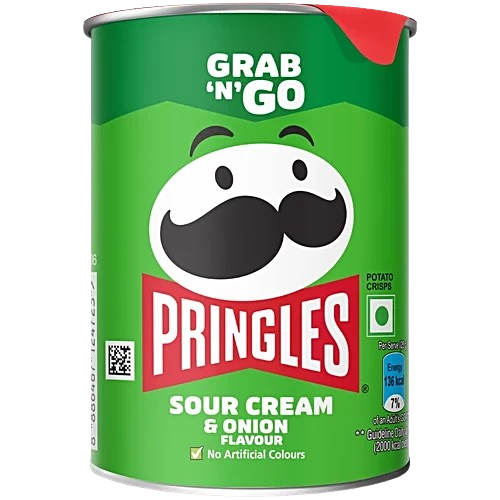 Pringles Sour Cream & Onion Flavour Potato Chips 40 g