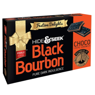 Parle Hide & Seek Black Bourbon Choco Cream Sandwich 270 g