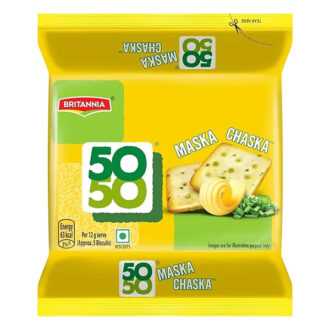 Britannia 50 50 Maska Chaska Salted Biscuits 100g