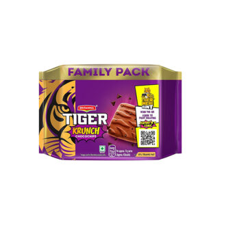 Britannia Tiger Krunch Chocochip Biscuits | 400g | Pack of 1
