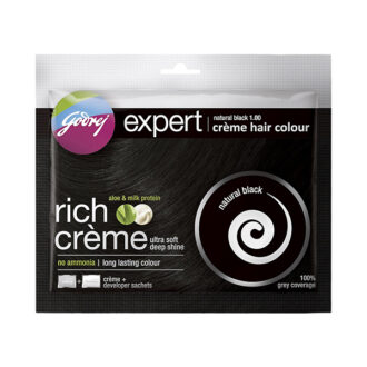 Godrej New Expert Natural Black Hair Colour 20g 20ml
