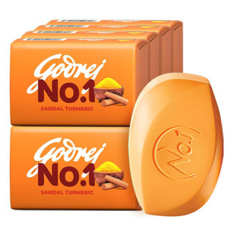 Godrej No. 1 Sandal Turmeric Soap 100g Pack of 5