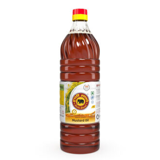 Hathi Kacchi Ghani Mustard Oil - 1Ltr