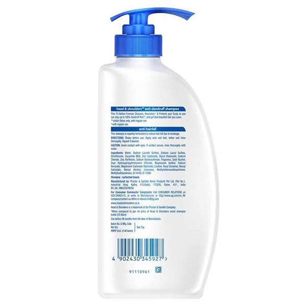 Head & Shoulder Anti Hairfall Shampoo 650ml - Image 2