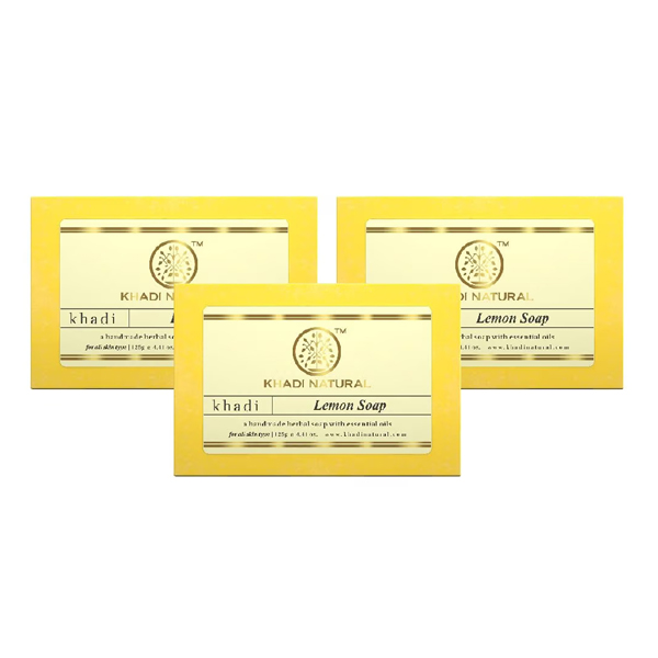 Khadi Natural Lemon Soap 125g