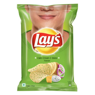 Lays American Style Cream & Onion Flavour Potato Chips 24g