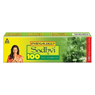 Mangaldeep Sadhvi Puja Agarbatti 100 Sticks Pack of 1 – Fragrant Incense Sticks