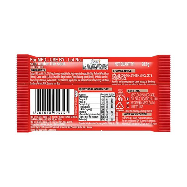 Nestle Kitkat | 28.5g | Pack of 1 - Image 2