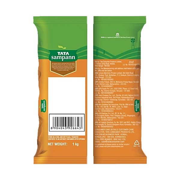 Tata Sampann Channa Dal Pouch - 1 Kg - Image 2