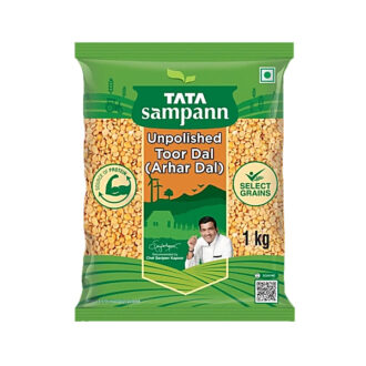 Tata Sampann Toor Dal Unpolished Pouch 1Kg