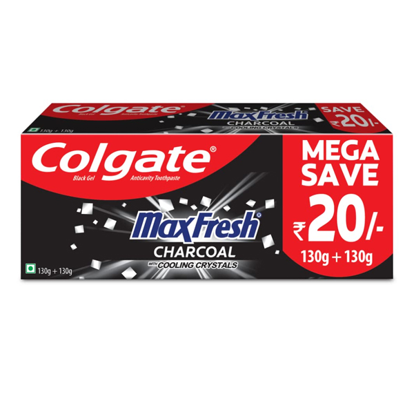 Colgate Max Fresh Charcoal Cooling Crystals Toothpaste 130g