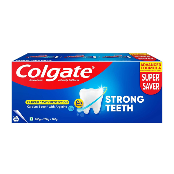 Colgate Strong Teeth Toothpaste (Free 15% Extra) 100g | Pack of 1