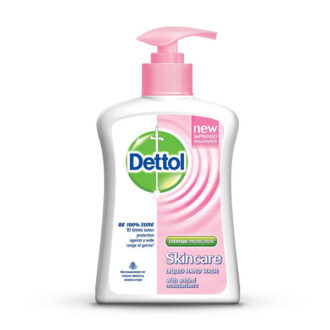 Dettol Skin Care 2 In 1 Protection Care Hand Wash Along With Free Dettol Sensitive | 200ml + 175ml*1 Pouch Free | Pack of 1