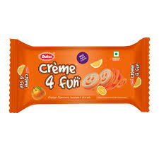 Dukes Creme 4 Fun Orange Flavoured Biscuits 100g